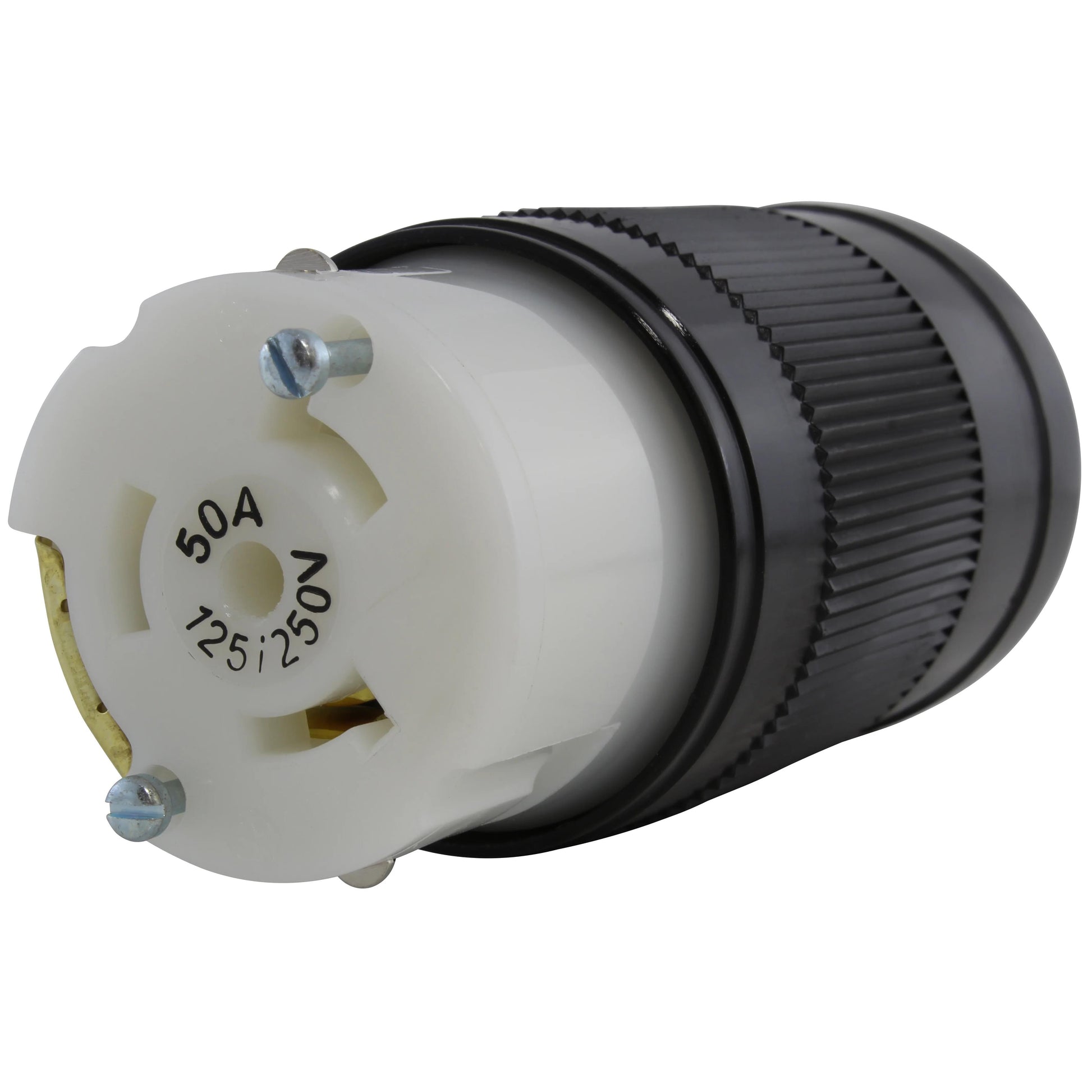 AC WORKS® AS-SS250R - NON-NEMA (3P4W), estilo California Clavija de conexión, enchufes hembra 50A 125/250V