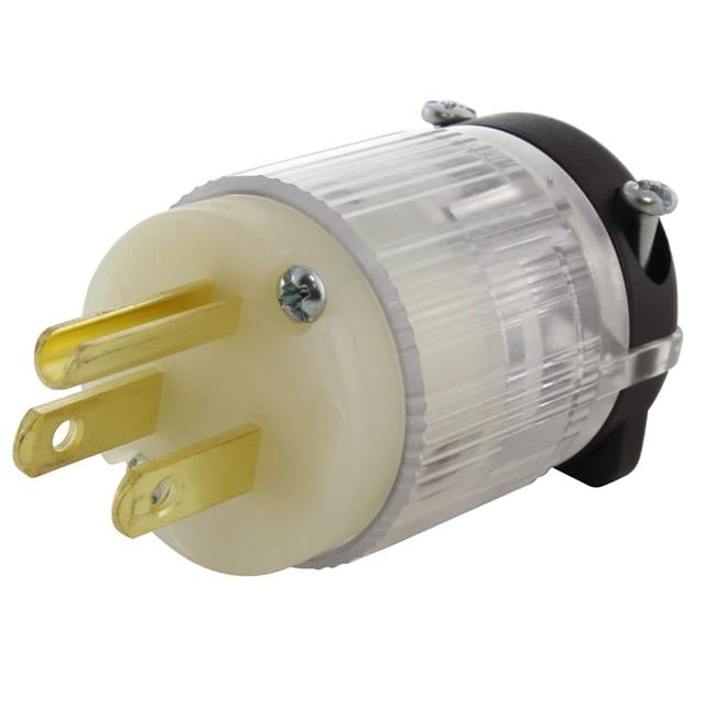 AC Connectors AS515PL AC WORKS® NEMA 5-15P Clavija de conexión, hojas macho 15A 125V
