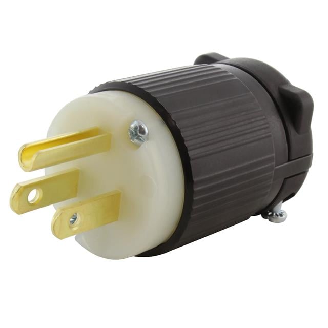 AC Connectors AS515P AC WORKS® NEMA 5-15P Clavija de conexión, hojas macho 15A 125V