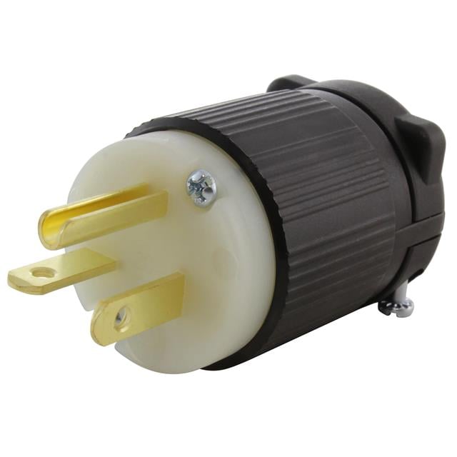 AC Connectors AS520P AC WORKS® NEMA 5-20P Clavija de conexión, hojas macho 20A 125V