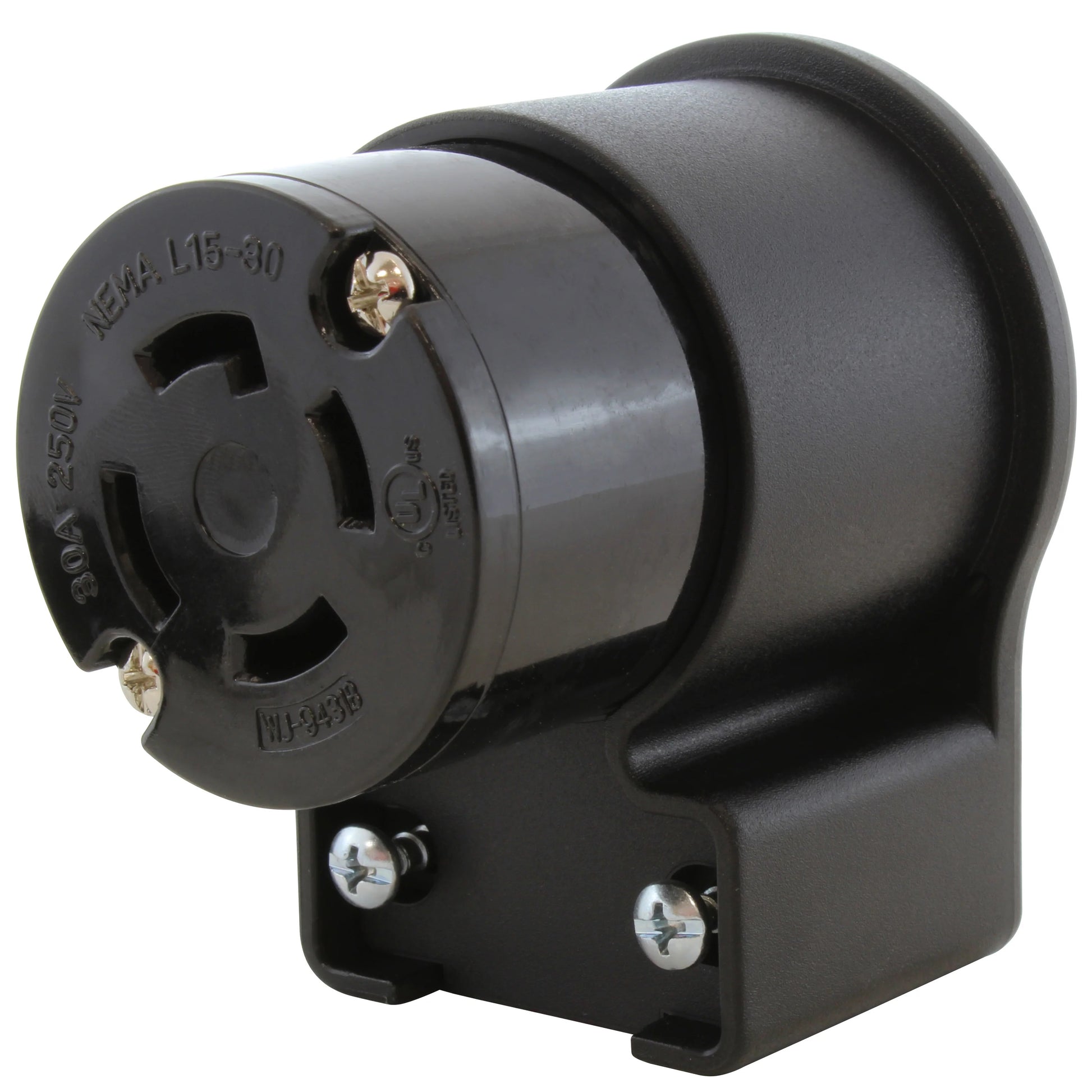 AC Connectors ASEL1530R AC WORKS® NEMA L15-30P Clavija de conexión, enchufes hembra 30A 250V, Trifásico