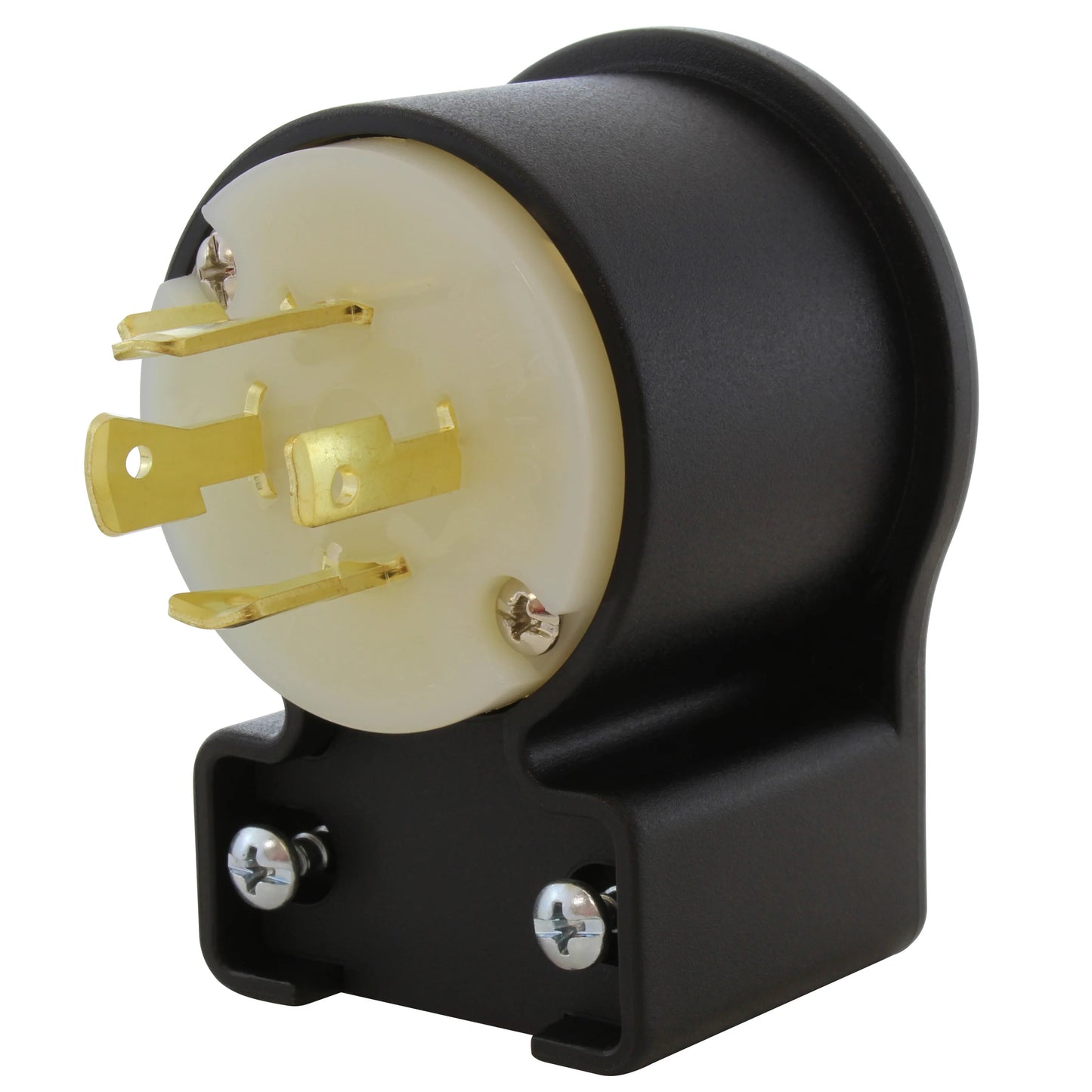 AC Connectors ASEL1620P AC WORKS® NEMA L16-20P Clavija de conexión, hojas macho 20A 480V, Trifásico