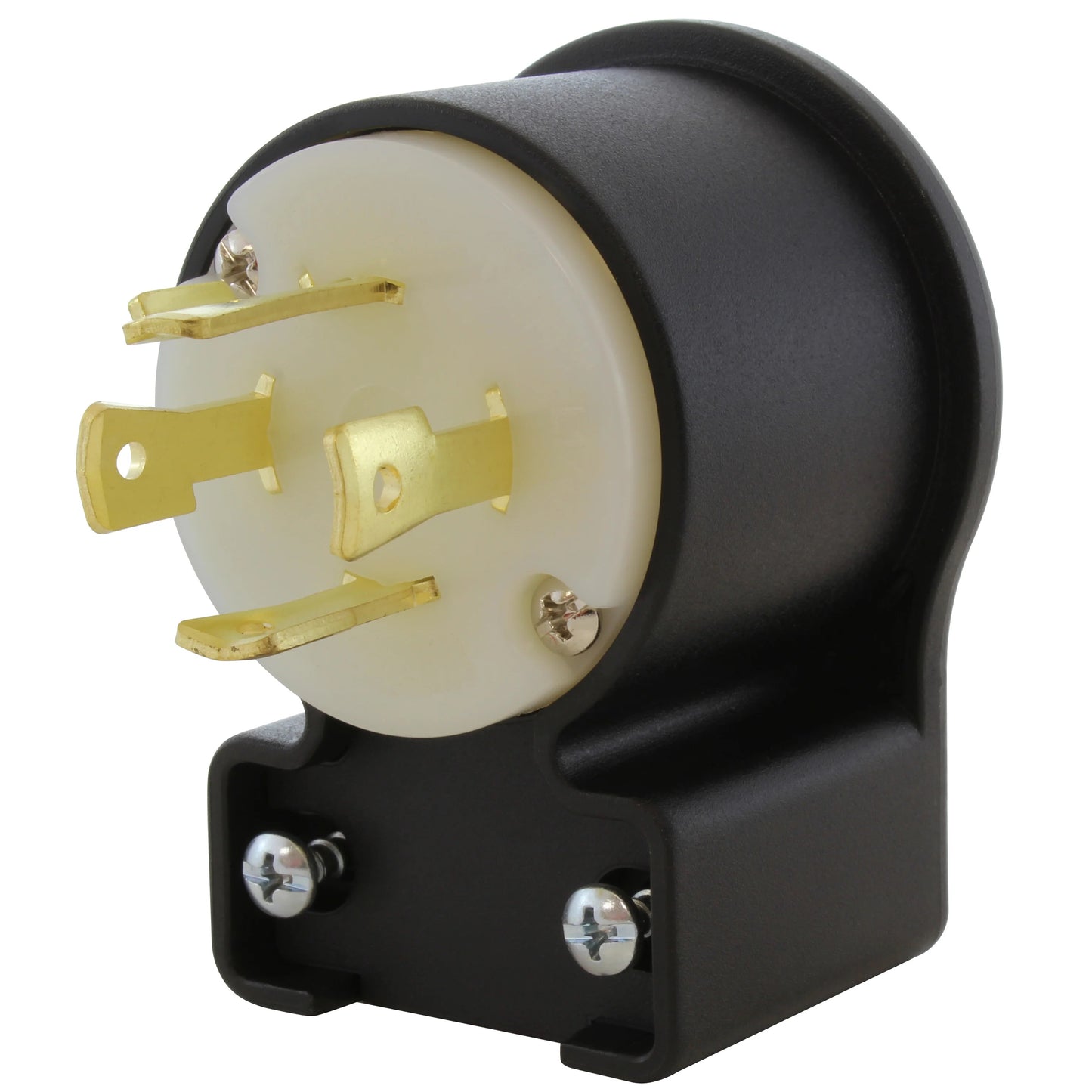 AC Connectors ASEL1730P AC WORKS® NEMA L17-30P Clavija de conexión, hojas macho 30A 600V, Trifásico