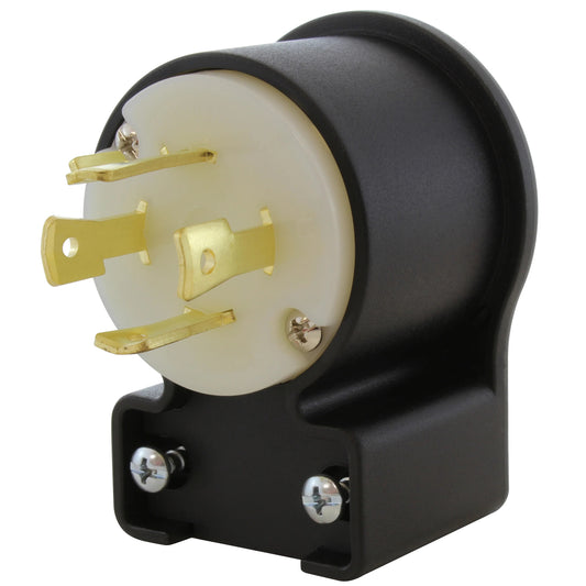 AC Connectors ASEL1730P AC WORKS® NEMA L17-30P Clavija de conexión, hojas macho 30A 600V, Trifásico