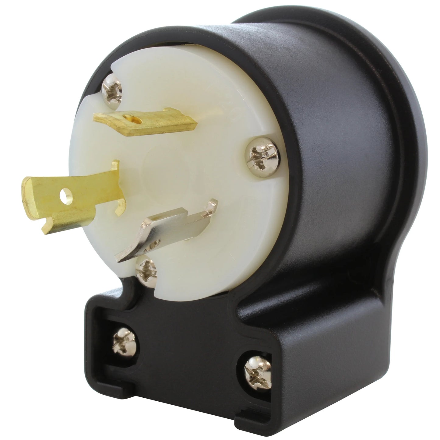 AC WORKS® ASEL720P - NEMA L7-20P Clavija de conexión, hojas macho 20A 277V