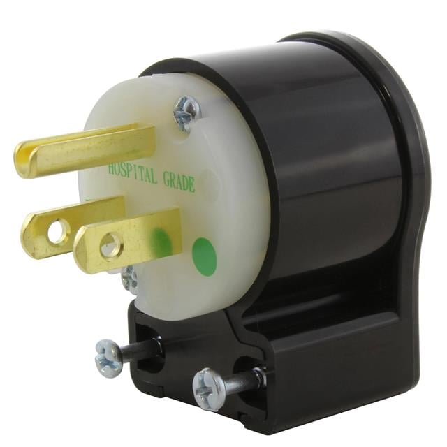 AC Connectors ASEMD515P AC WORKS® NEMA 5-15P Clavija de conexión, hojas macho 15A 125V