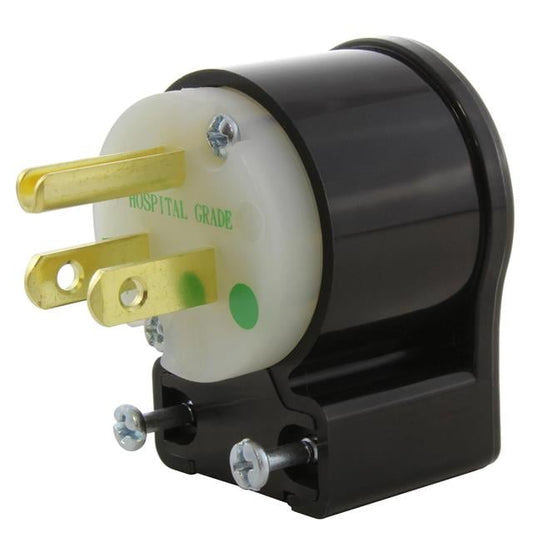 AC Connectors ASEMD515P AC WORKS® NEMA 5-15P Clavija de conexión, hojas macho 15A 125V
