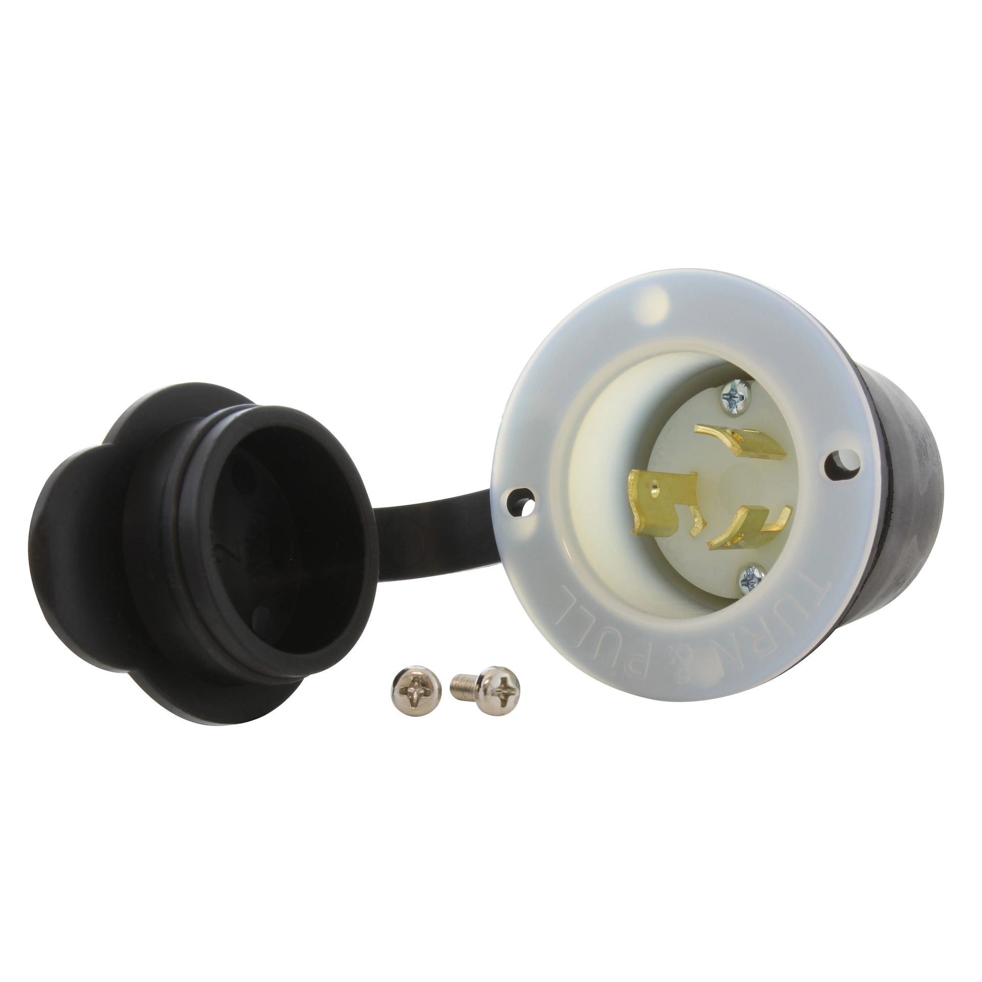 AC Connectors ASINL615P-WC AC WORKS® NEMA L6-15P Receptáculo, hojas macho 15A 250V