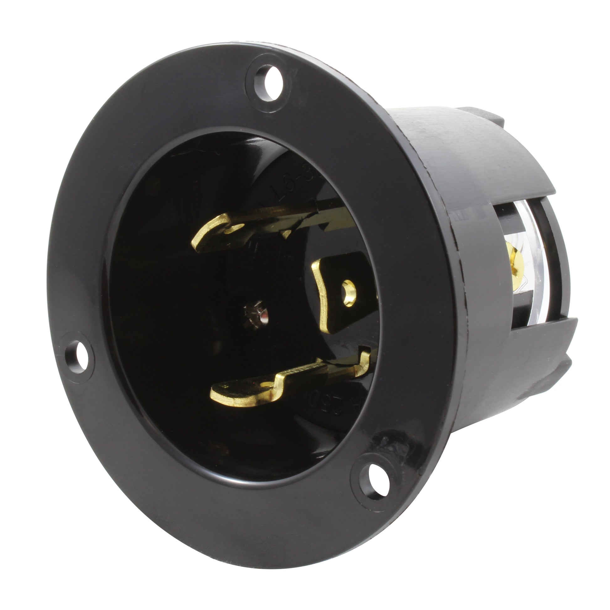 AC Connectors ASINL630P AC WORKS® NEMA L6-30P Clavija de conexión, hojas macho 30A 250V