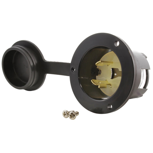 AC Connectors ASINL720P-FC AC WORKS® NEMA L7-20P Receptáculo, hojas macho 20A 277V