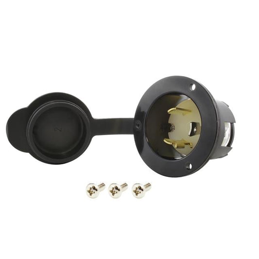 AC Connectors ASINL730P-FC AC WORKS® NEMA L7-30P Clavija de conexión, hojas macho 30A 277VCA