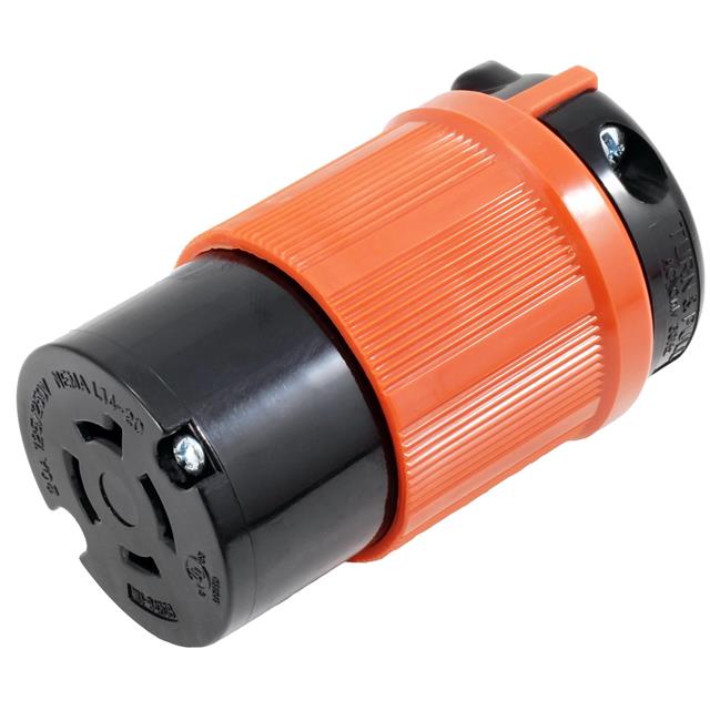 AC Connectors ASL1420R AC WORKS® NEMA L14-20R Clavija de conexión, enchufes hembra 20A 125/250VCA