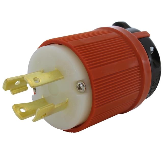 AC Connectors ASL1630P AC WORKS® NEMA L16-30P Clavija de conexión, hojas macho 30A 480VCA, 3 fase