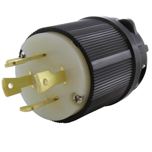 AC Connectors ASL1730P-BK AC WORKS® NEMA L17-30P Clavija de conexión, hojas macho 30A 600VCA