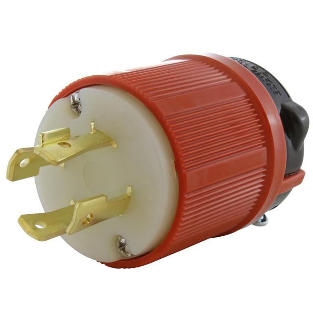 AC Connectors ASL1730P AC WORKS® NEMA L17-30P Clavija de conexión, hojas macho 30A 600VCA