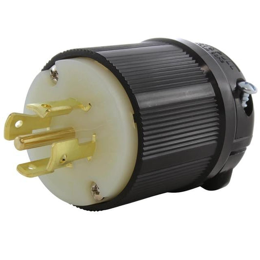 AC Connectors ASL2120P-BK AC WORKS® NEMA L21-20P Clavija de conexión, hojas macho 20A 120/208VCA
