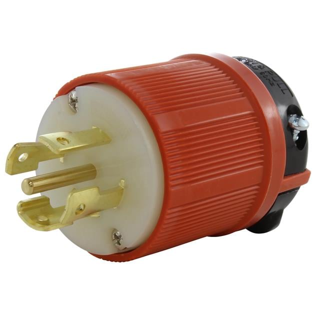 AC Connectors ASL2130P AC WORKS® NEMA L21-30P Clavija de conexión, hojas macho 30A 120/208VCA