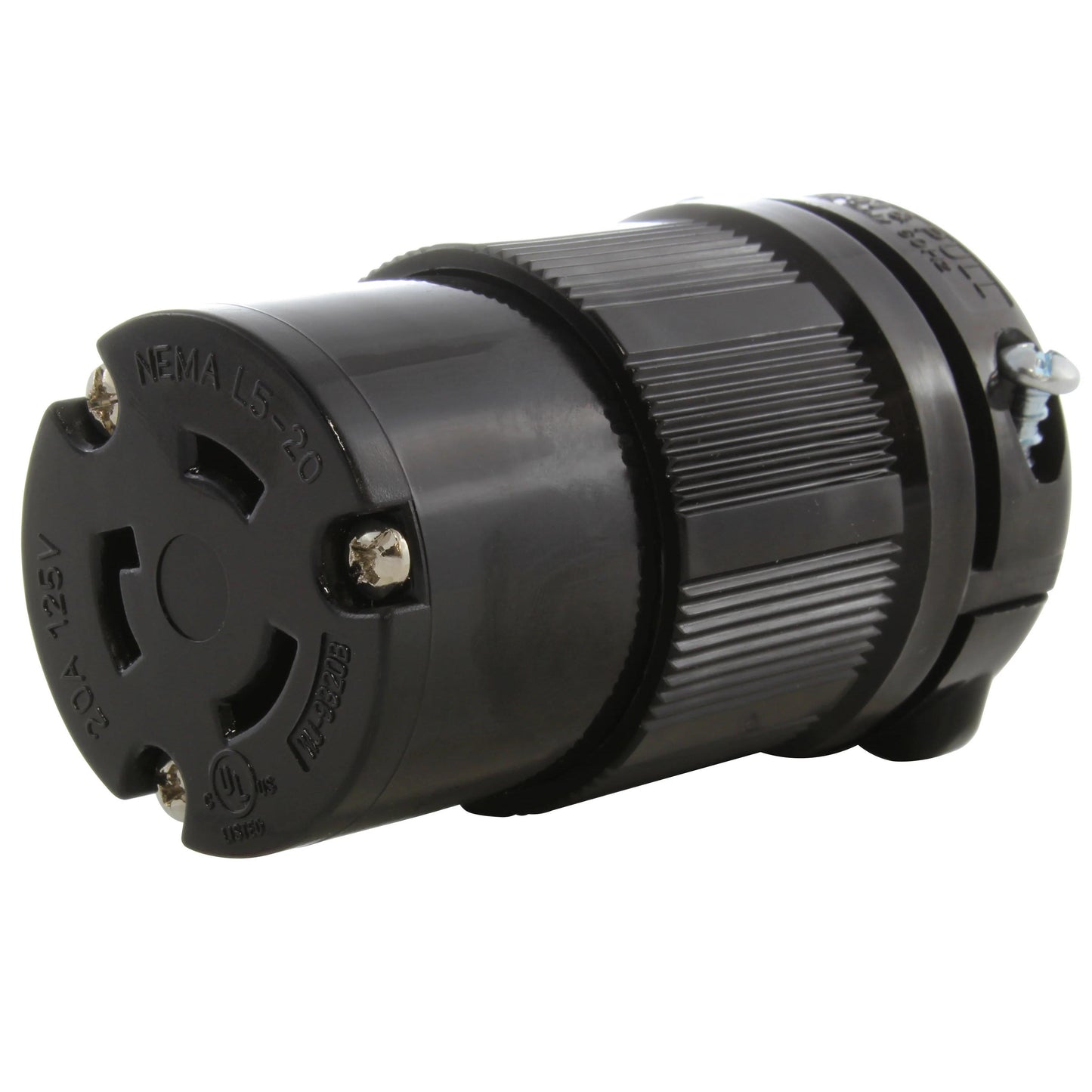 AC Connectors ASL520R-BK AC WORKS® NEMA 5-20R Clavija de conexión, enchufes hembra 20A 125V