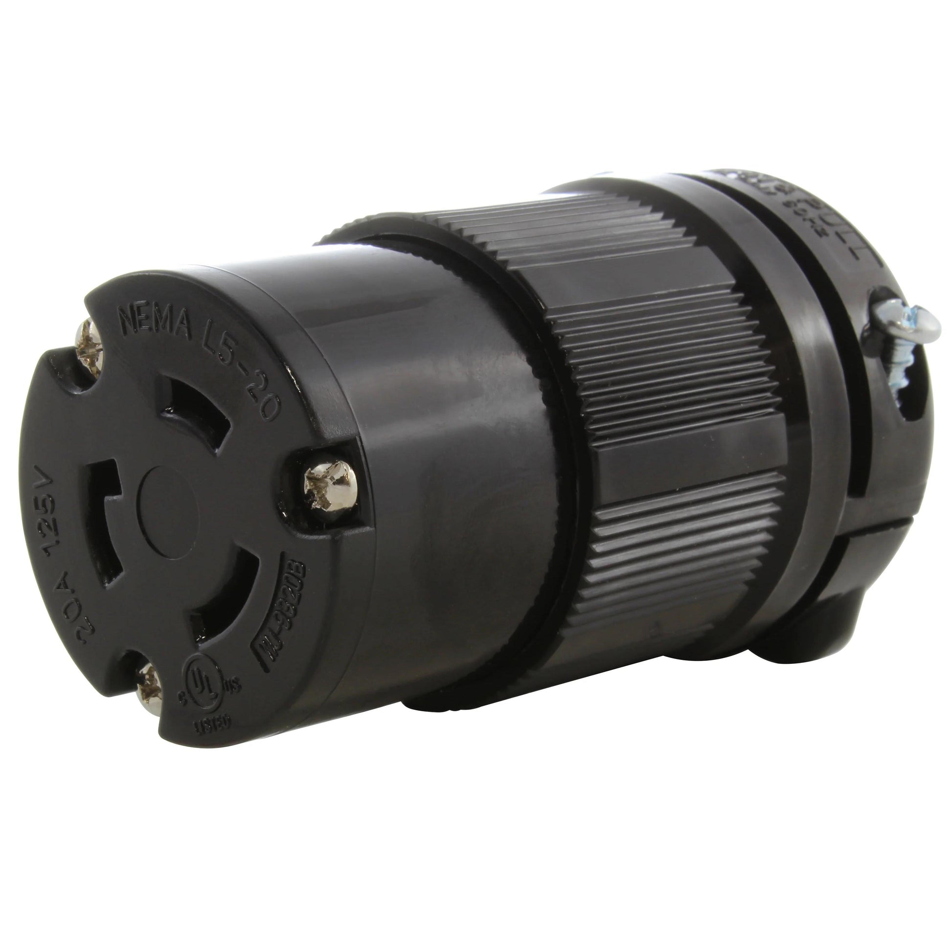 AC Connectors ASL520R-BK AC WORKS® NEMA 5-20R Clavija de conexión, enchufes hembra 20A 125V