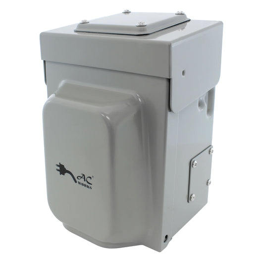 AC WORKS® ASL630PBX - NEMA L6-30P Receptáculo, hojas macho 30A 250V