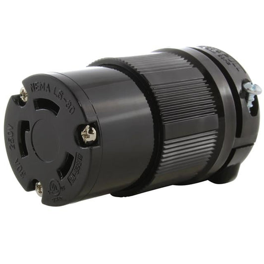 AC Connectors ASL630R-BK AC WORKS® NEMA L6-30R Clavija de conexión, enchufes hembra 30A 250V