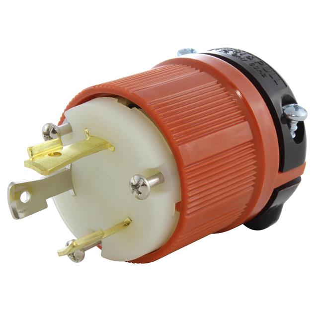 AC Connectors ASL730P AC WORKS® NEMA L7-30P Clavija de conexión, hojas macho 30A 277VCA