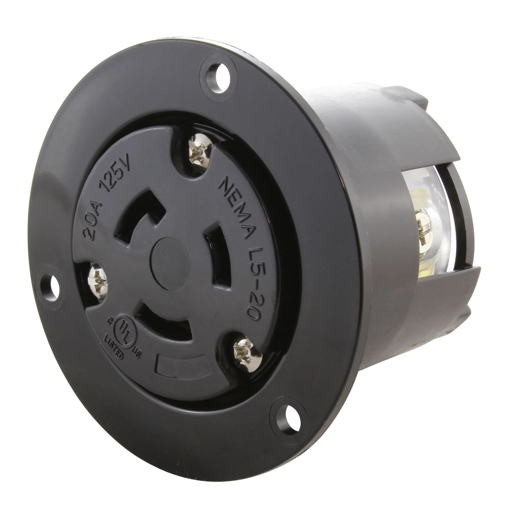 AC Connectors ASOUL520R AC WORKS® NEMA L5-20R Receptáculo, toma hembra 20A 125V