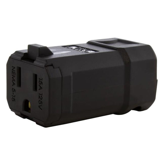 AC Connectors ASQ515R-BK AC WORKS® NEMA 5-15R Clavija de conexión, enchufes hembra 15A 125V
