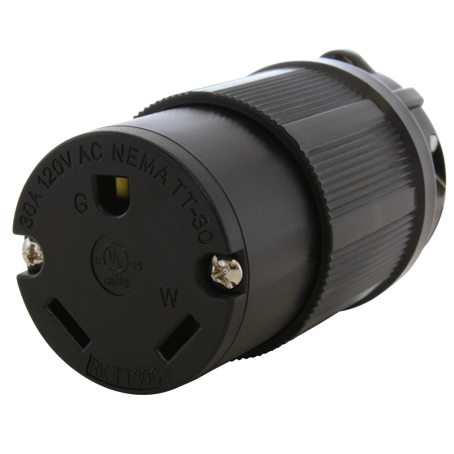 AC Connectors ASTT30R-S AC WORKS® NEMA TT-30R Clavija de conexión, enchufes hembra 30A 120V