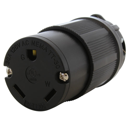 AC Connectors ASTT30R-S AC WORKS® NEMA TT-30R Clavija de conexión, enchufes hembra 30A 120V