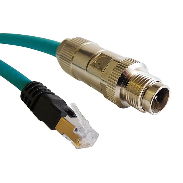 Stewart Connector BM-MARM003F - Circular de 08 pos macho a RJ45, 8p8c 3.00' (914.4mm)