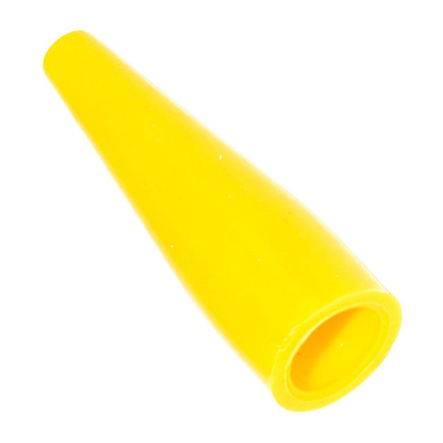 Mueller Electric Co BU-47-4 BU Clip de prueba, conductor, sonda Aislante, amarillo