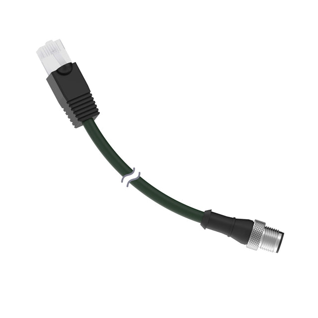 Banner Engineering Corporation BWA-E8M - Circular de 04 pos macho a RJ45, 8p4c 26.25' (8.00m)