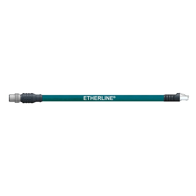 LAPP C5E008F10 ETHERLINE® Circular de 08 pos macho a RJ45, 8p8c 32.81' (10.00m)