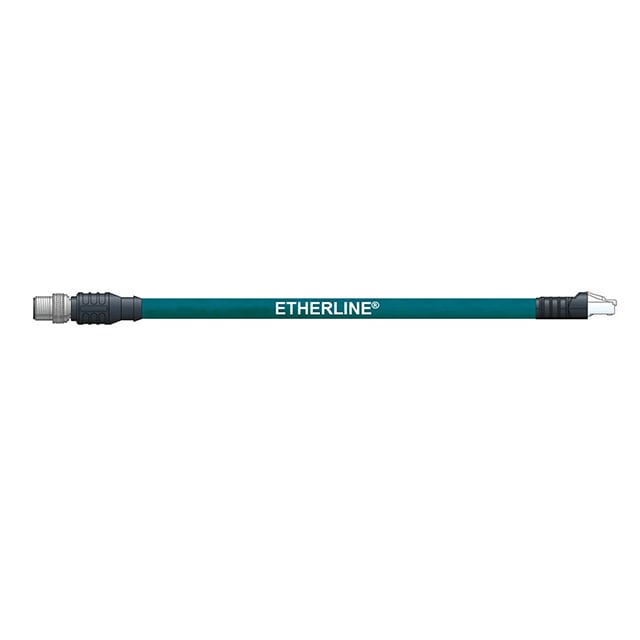 LAPP C5E108F02 ETHERLINE® Circular de 04 pos macho a RJ45, 8p4c 6.56' (2.00m)