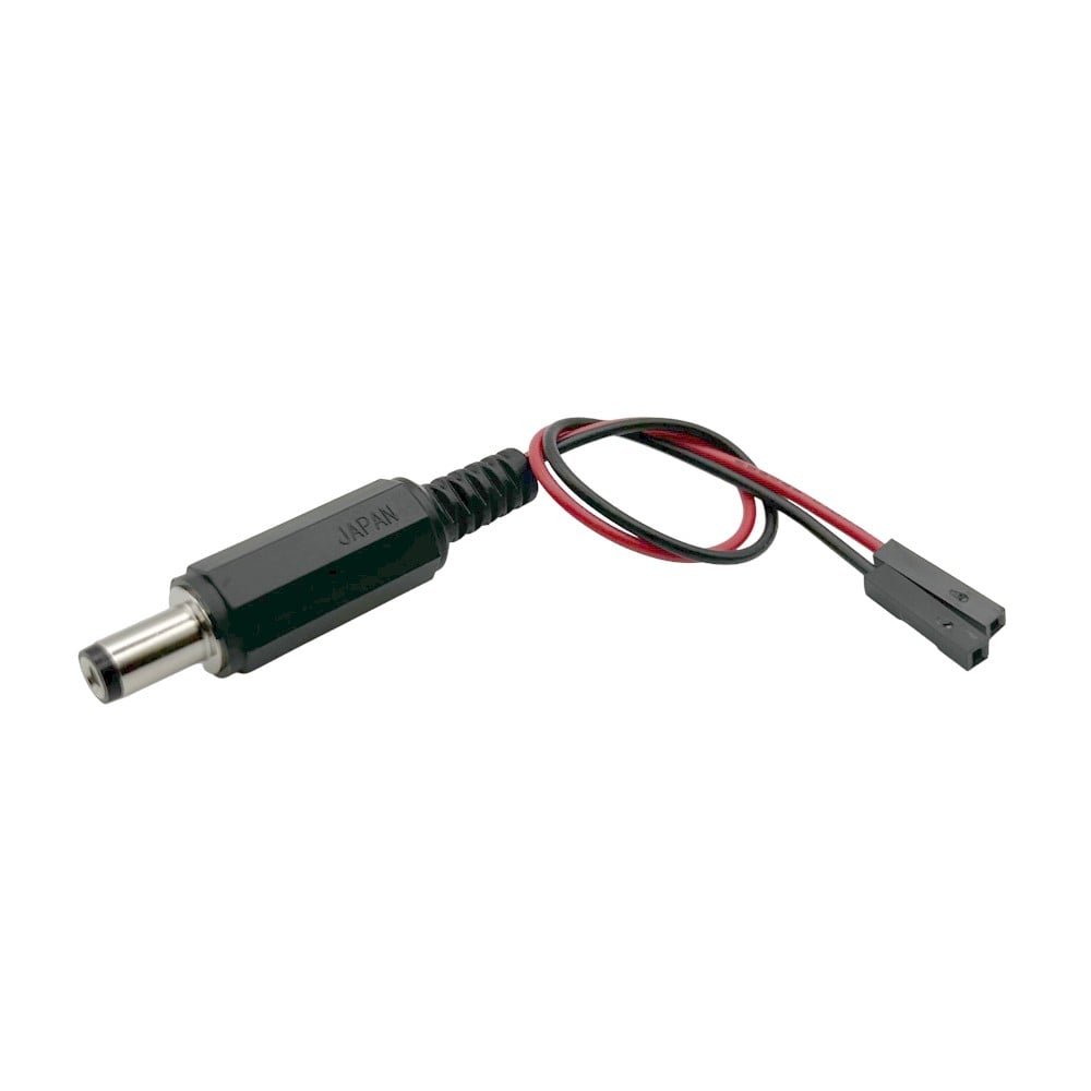 MED CDCP21S MED CC Clavija tipo barril - 2.1mm DI, 5.5mm DE a conector de enchufe 0.49' (150.0mm)