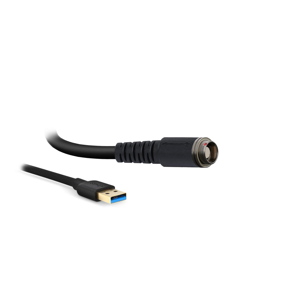 ODU CKC0WAM124IYV001000 ODU AMC® HD Clavija circular, hembra y de 12 pos a clavija de conexión macho USB A 3.28' (1.00m)