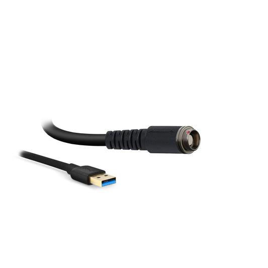 ODU CKC0WAM124IYV001000 ODU AMC® HD Clavija circular, hembra y de 12 pos a clavija de conexión macho USB A 3.28' (1.00m)