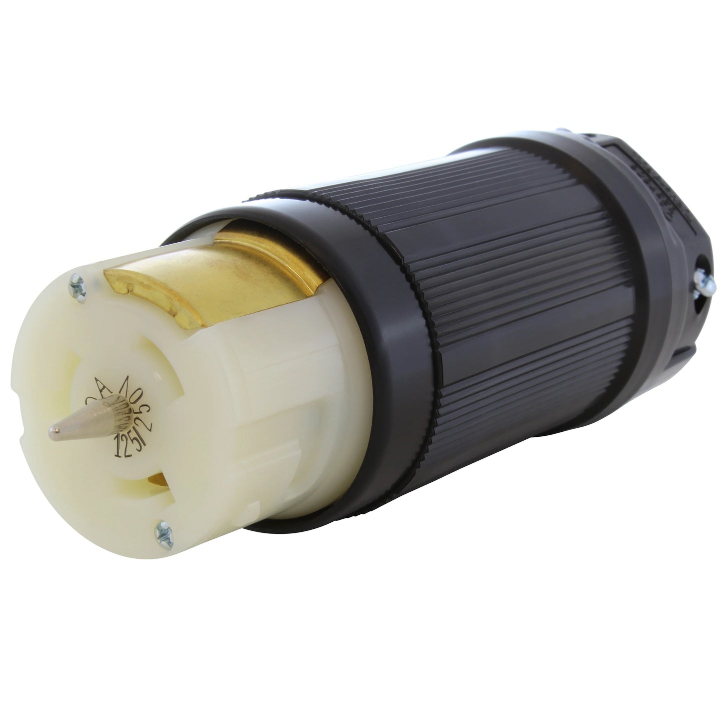 AC WORKS® CS6364-RK - NON-NEMA (3P4W), estilo California Clavija de conexión, enchufes hembra 50A 125/250V