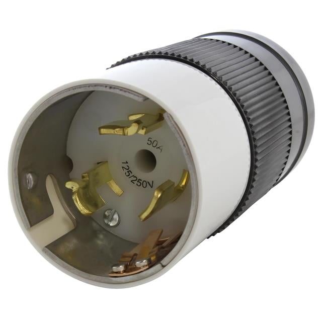 AC Connectors CS6365 AC WORKS® NON-NEMA (3P4W) Clavija de conexión, hojas macho 50A 125/250VCA