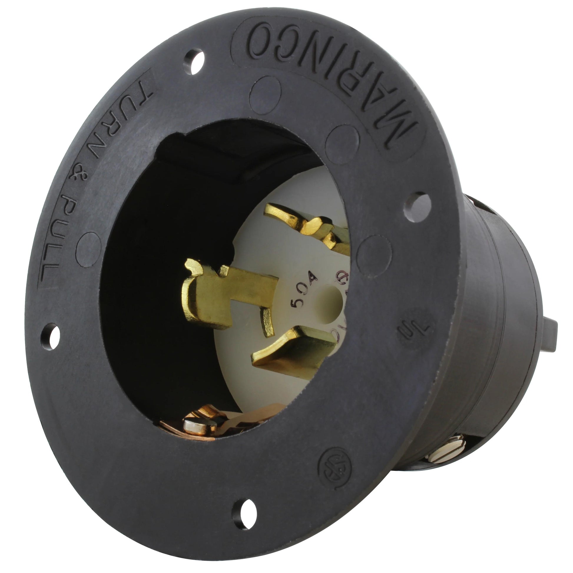 AC Connectors CS8175 AC WORKS® NON-NEMA (3P4W) Receptáculo, hojas macho 50A 480VCA, 3 fase