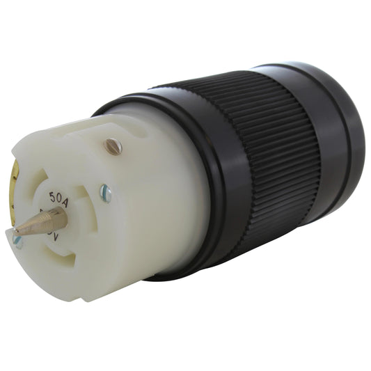 AC Connectors CS8364 AC WORKS® NON-NEMA (3P4W) Clavija de conexión, enchufes hembra 50A 250V, Trifásico