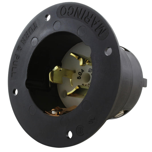 AC Connectors CS8375 AC WORKS® NON-NEMA (3P4W) Receptáculo, hojas macho 50A 250VCA, 3 fase