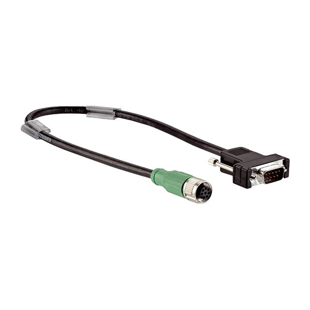 SICK, Inc. 2046579 - D-Sub macho de 9 pos a conector circular, hembra y de 8 pos 1.64' (500.0mm)