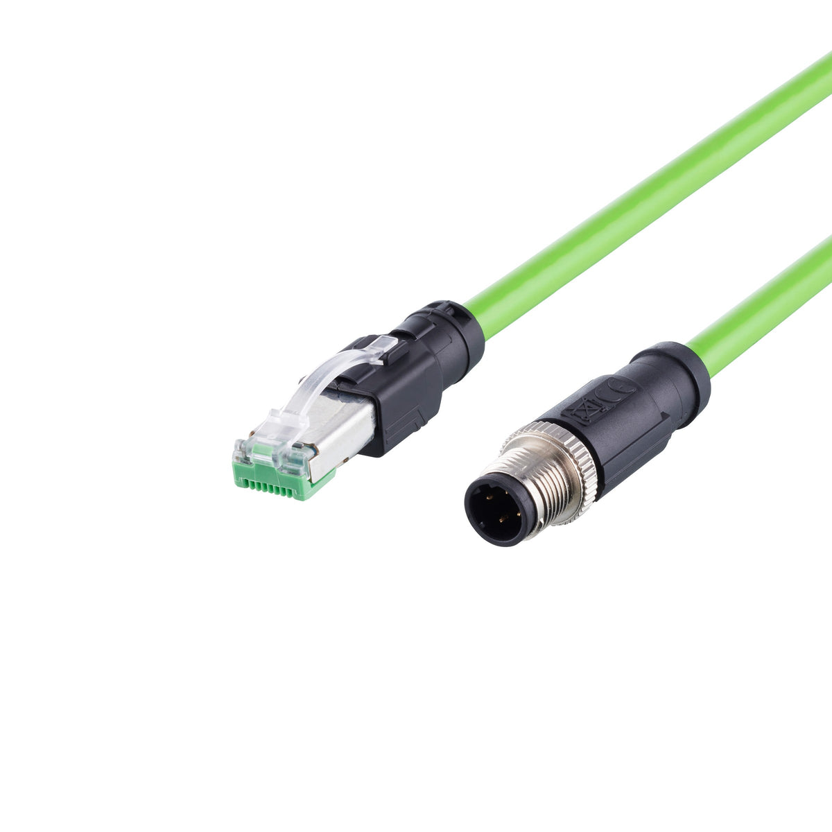 ifm efector, inc. E12490 - Circular de 4 pos macho a RJ45, 8p8c 1.64' (500.0mm)