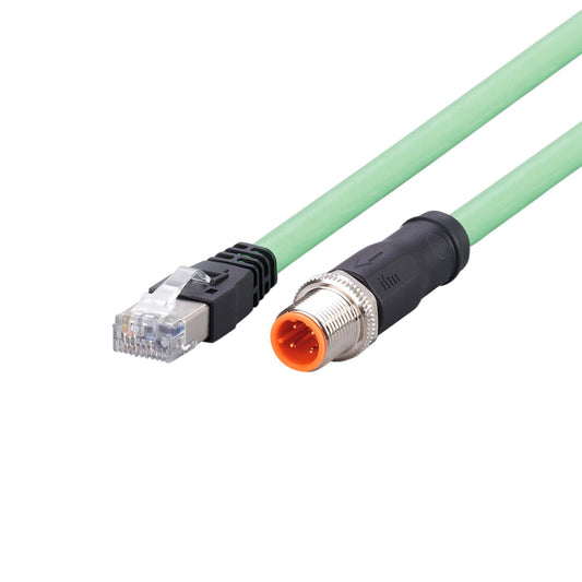 ifm efector, inc. EVC929 - Circular de 4 pos macho a RJ45, 8p8c 65.62' (20.00m)