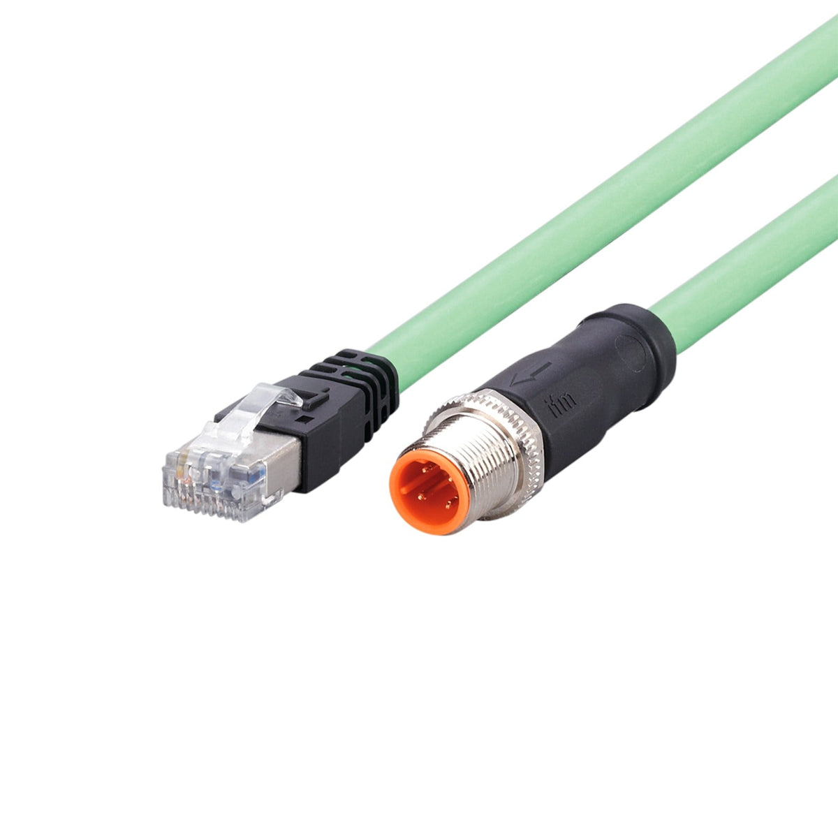 ifm efector, inc. EVC927 - Circular de 4 pos macho a RJ45, 8p8c 1.64' (500.0mm)