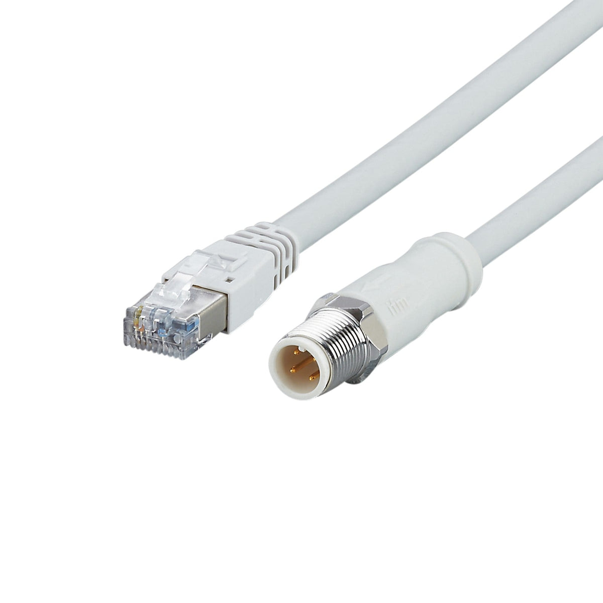 ifm efector, inc. EVF551 - Circular de 4 pos macho a RJ45, 8p8c 6.56' (2.00m)
