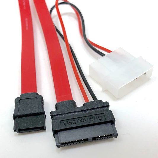 Micro Connectors, Inc. F03-162 - Conector de 7 pos. SATA hembra a hembra; conector de 12 pos. SATA hembra a conector de 2 pos. rectangular 1.67' (508.0mm)