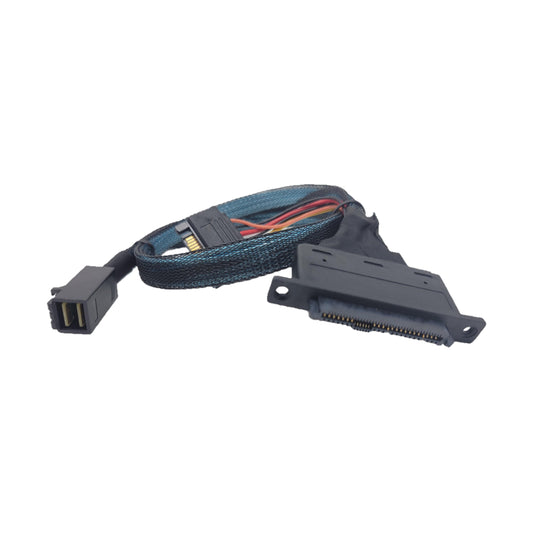 Micro Connectors, Inc. F03-1630U2 - D-Sub de 36 pos. macho a toma rectangular macho de 68 pos. y hembra de 15 pos. SATA 1.58' (482.6mm)